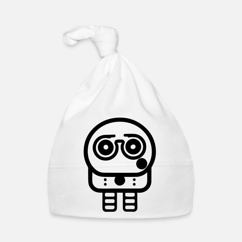 Small robot Organic Baby Cap
