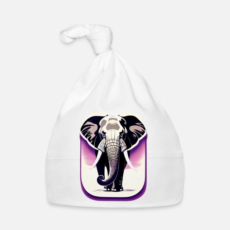 La sagesse éternelle de l’éléphant Bonnet bio Bébé
