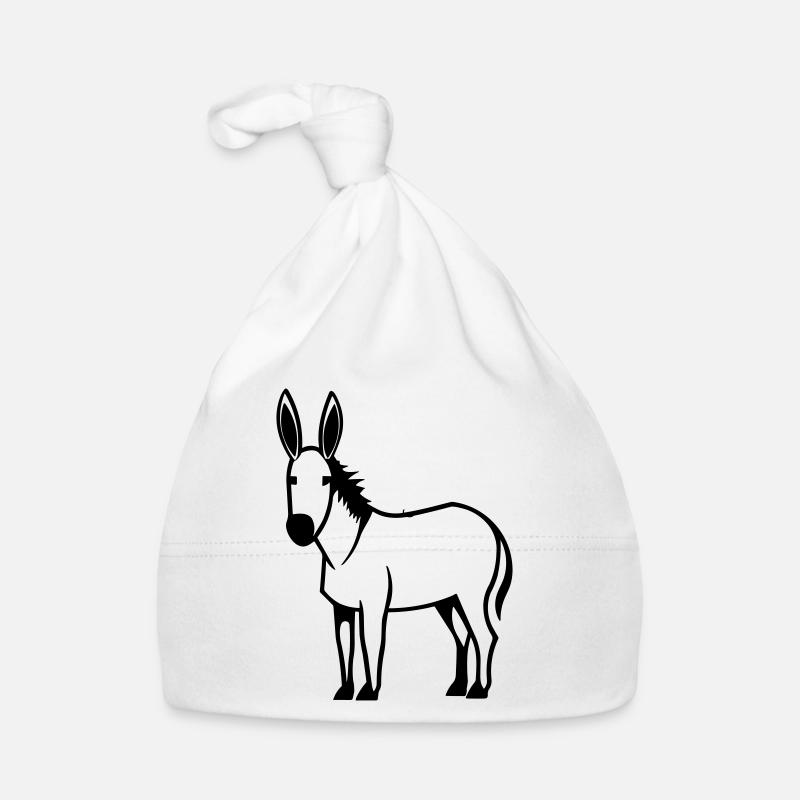 Esel Baby Bio-Mütze