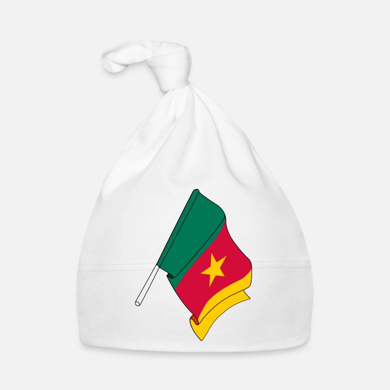 Flag Cameroon Organic Baby Cap