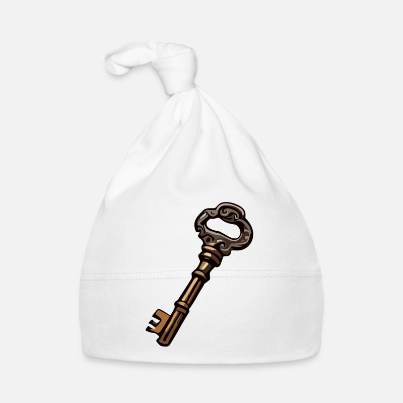 Clé / Serrure / Verrouillé / Sécurité Bonnet bio Bébé