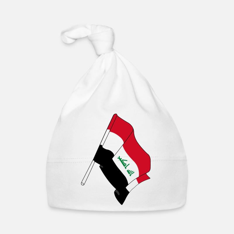 Drapeau de l’Irak Bonnet bio Bébé