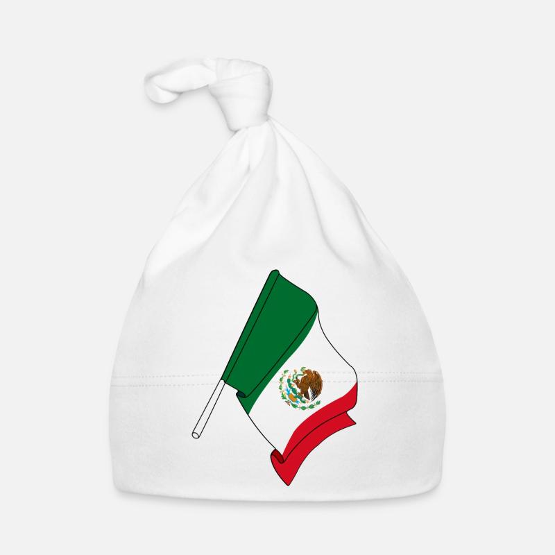 Drapeau du Mexique Bonnet bio Bébé