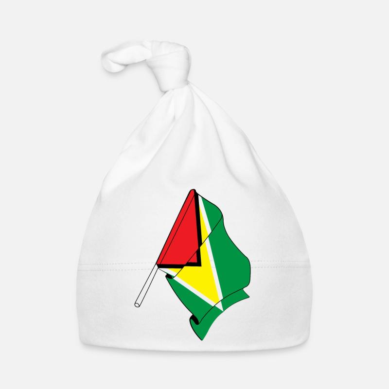 Drapeau de la Guyane Bonnet bio Bébé