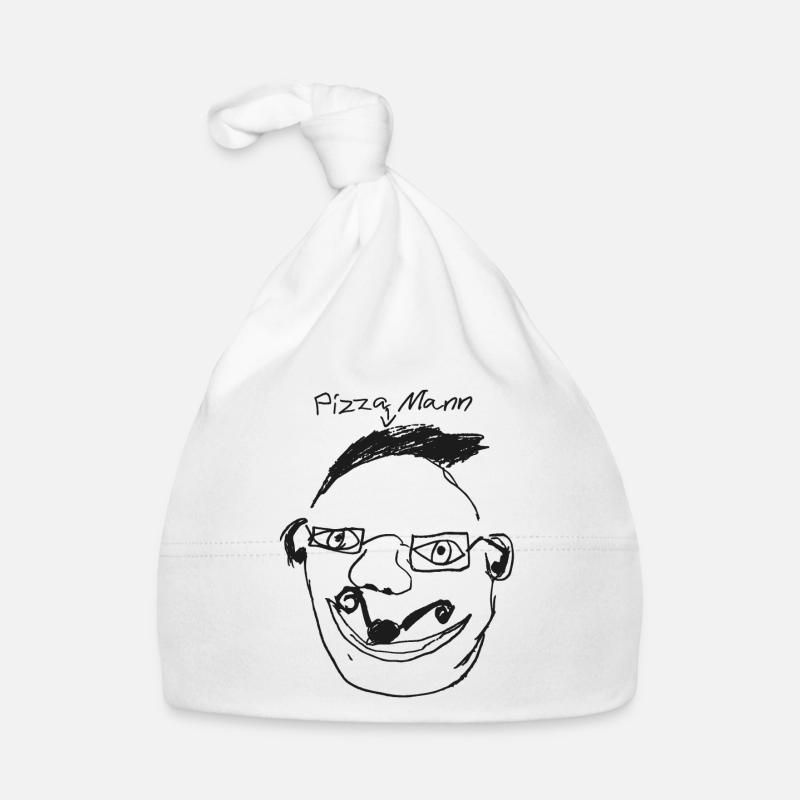Pizza Mann Baby Bio-Mütze