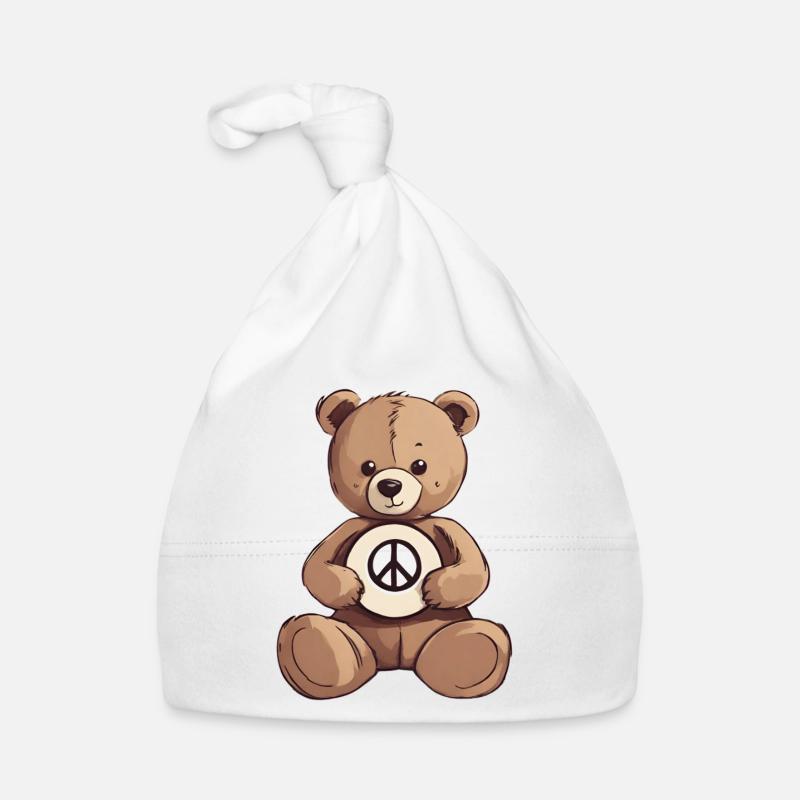 Teddybär Baby Bio-Mütze
