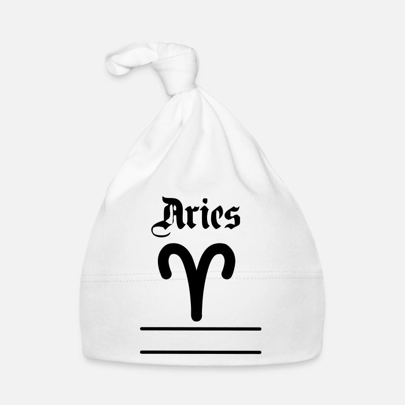 Widder Namensbanner Widder Baby Bio-Mütze