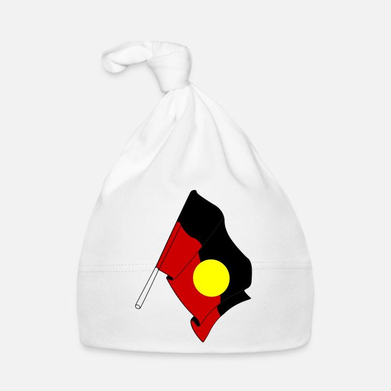Drapeau des Aborigènes Bonnet bio Bébé