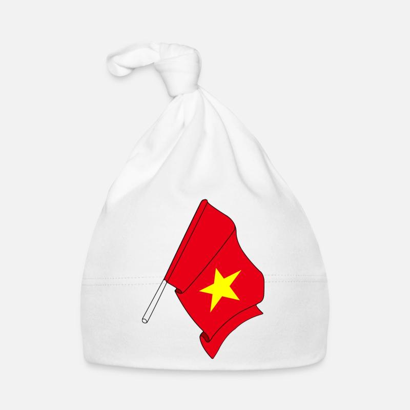 Flag Vietnam Organic Baby Cap
