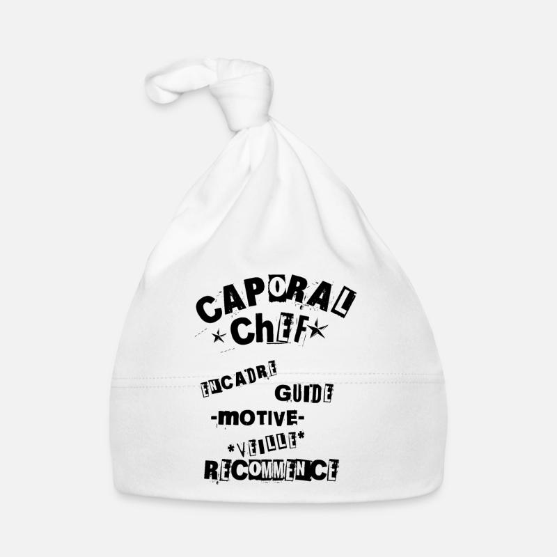 Inspiring Master Corporal Organic Baby Cap