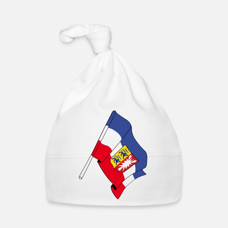 Flag Schleswig Holstein Organic Baby Cap