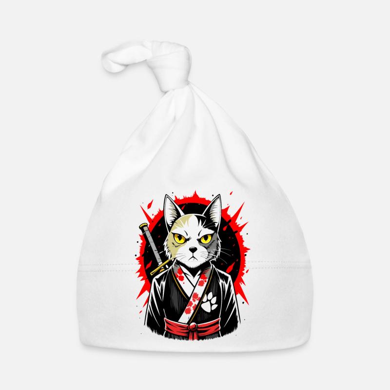 Chat samouraï Bonnet bio Bébé