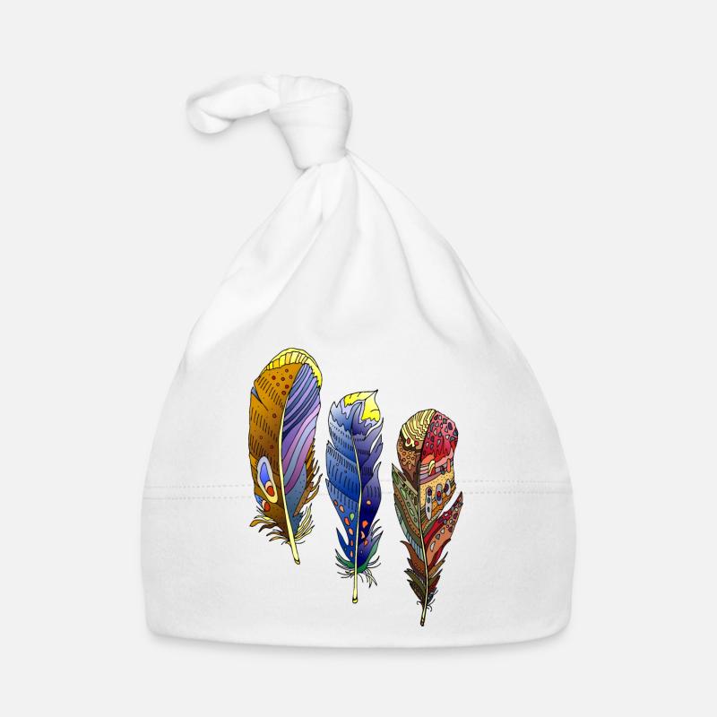 Feder Baby Bio-Mütze