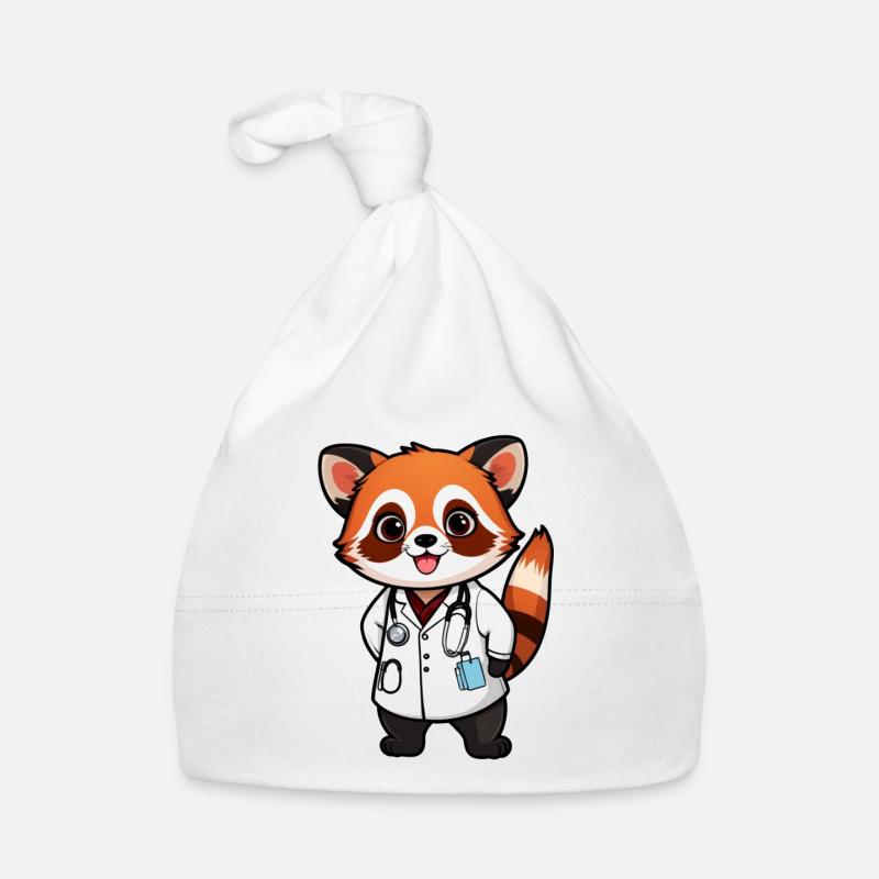 Dr. Red Panda Baby Bio-Mütze