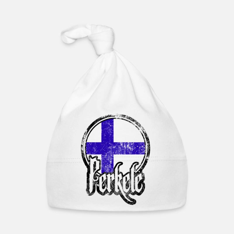 Suomi Perkele — Finnish Devil Organic Baby Cap