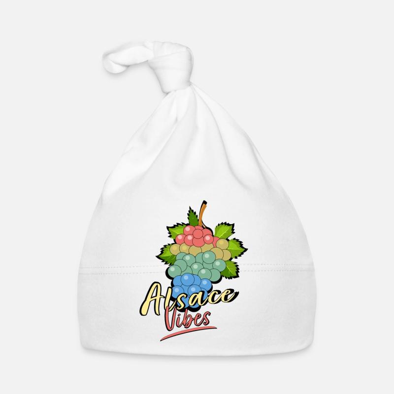 Alsace Vibes - Bonnet bio Bébé - blanc
