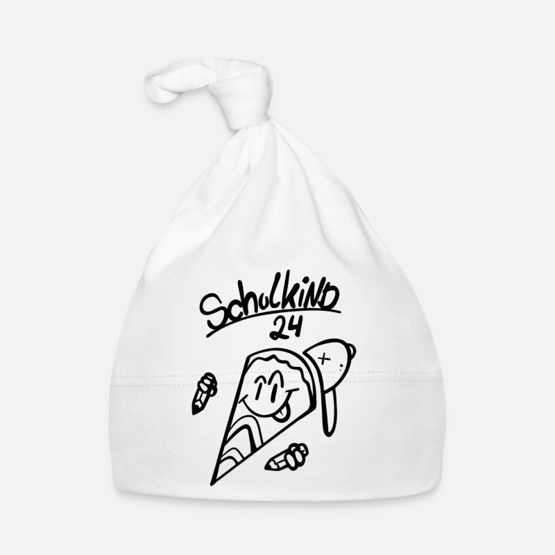 Endlich Schulkind! Geschenk Einschulung 2024 Baby Bio-Mütze