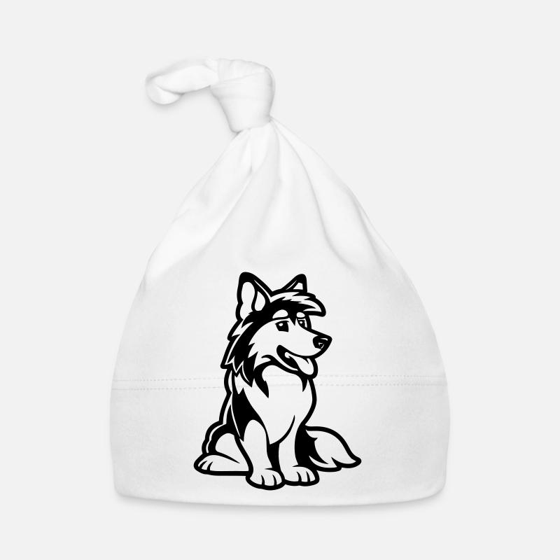 Bande dessinée de chien Bonnet bio Bébé