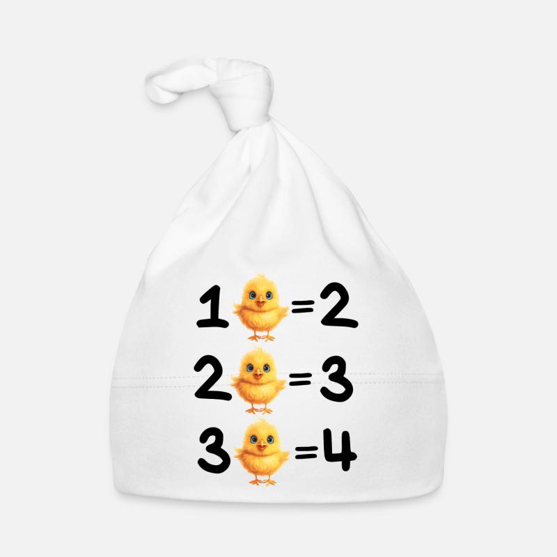 addition, mathematics, addition Organic Baby Cap