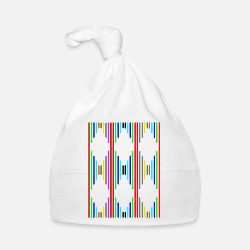 diamond pattern Organic Baby Cap