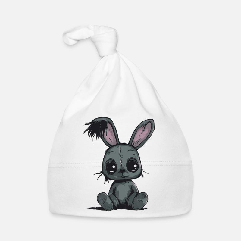 Cute Rabbit Soft Toy Organic Baby Cap