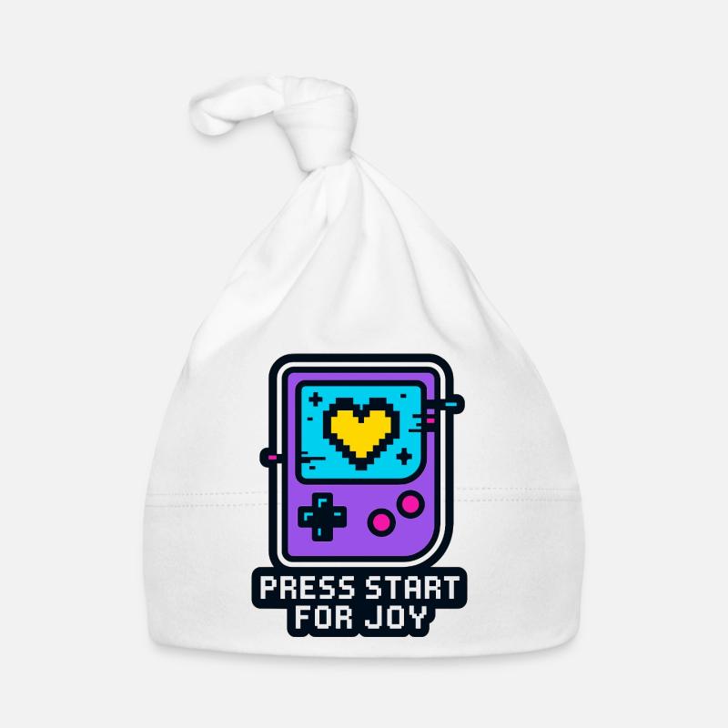 Press Start for Joy Organic Baby Cap