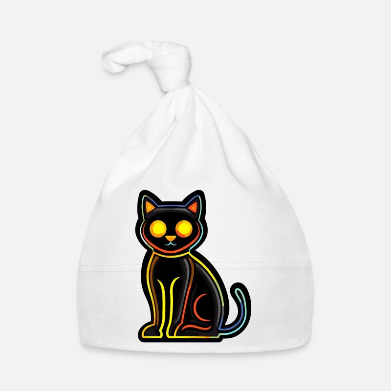 Chat Halloween Bande dessinée Chat Bonnet bio Bébé