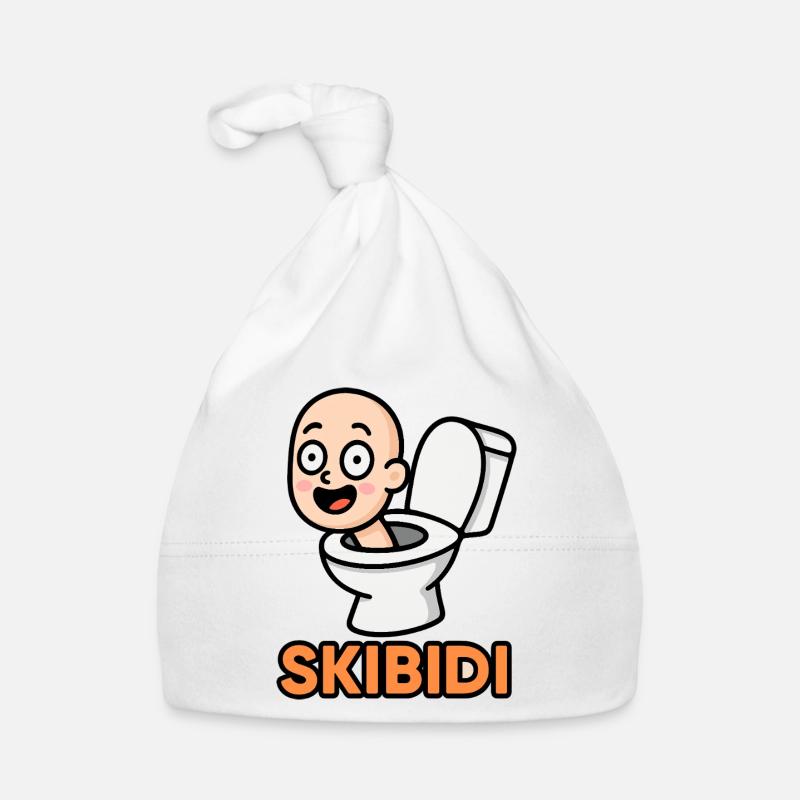 Skibidi Fun Organic Baby Cap