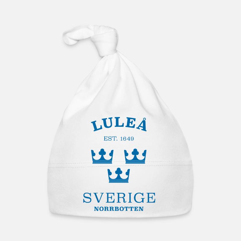 Lulea  Sverige Schweden Baby Bio-Mütze