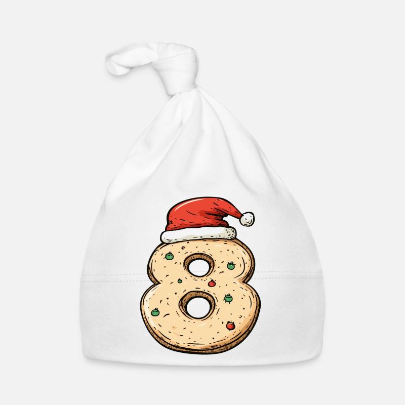 Biscuit de Noël à 8 chiffres Bonnet bio Bébé