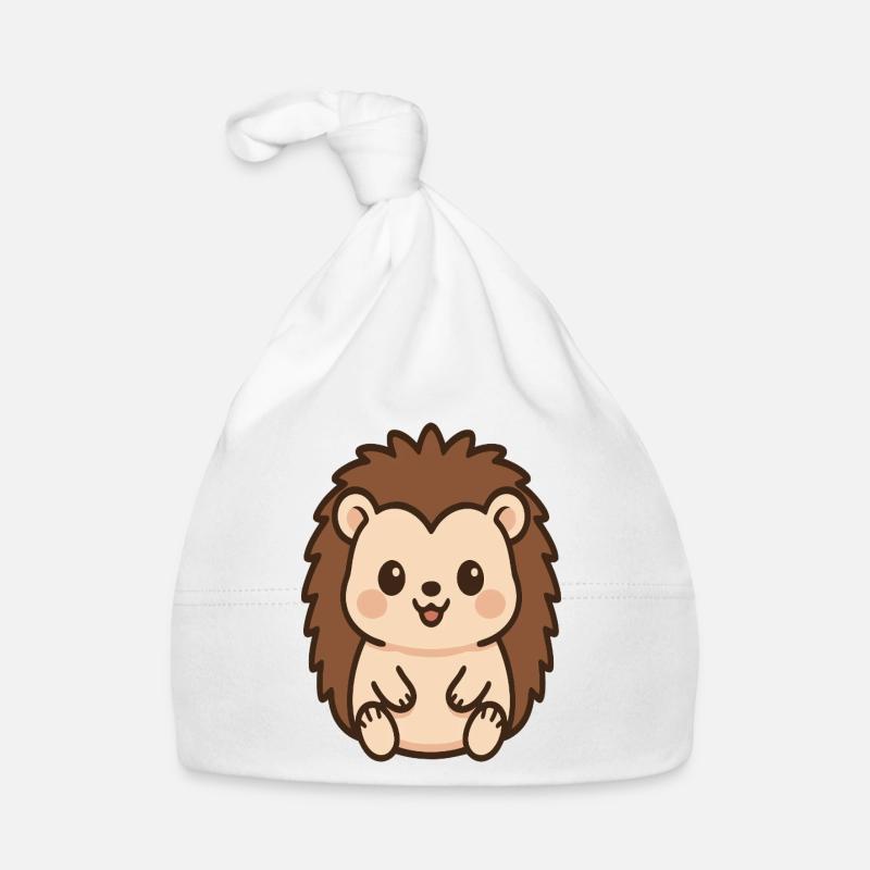 Hérisson Câlin Kawaii Bonnet bio Bébé