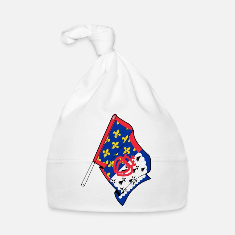 Drapeau Pays de la Loire Bonnet bio Bébé