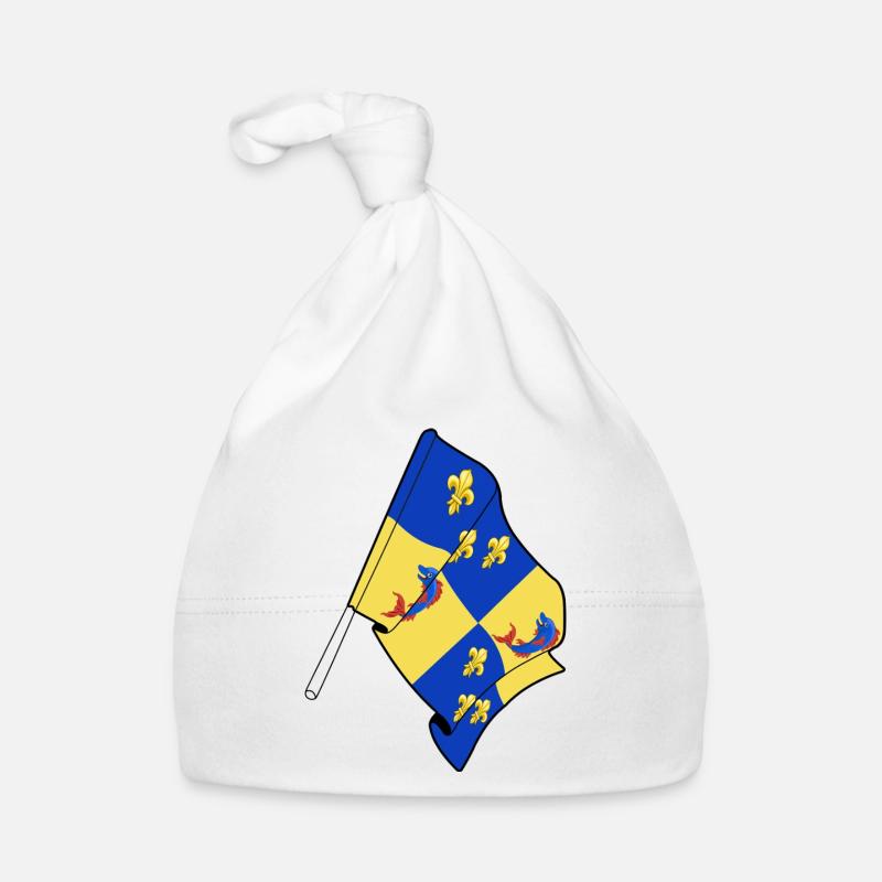Dauphiné Flag Organic Baby Cap