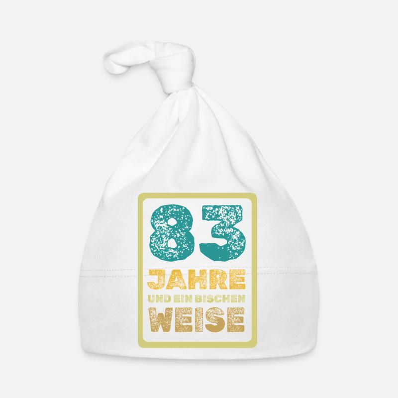 Age 83 Organic Baby Cap