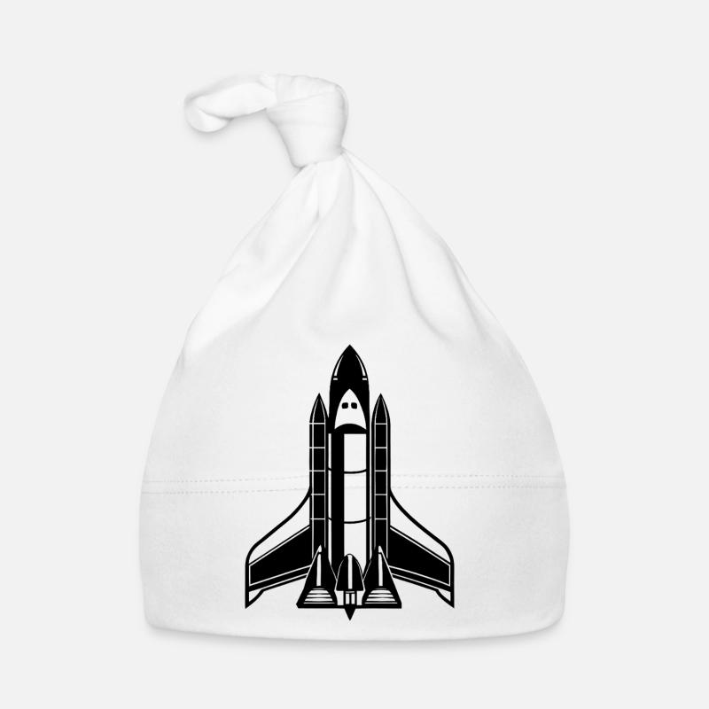 Space shuttle Organic Baby Cap