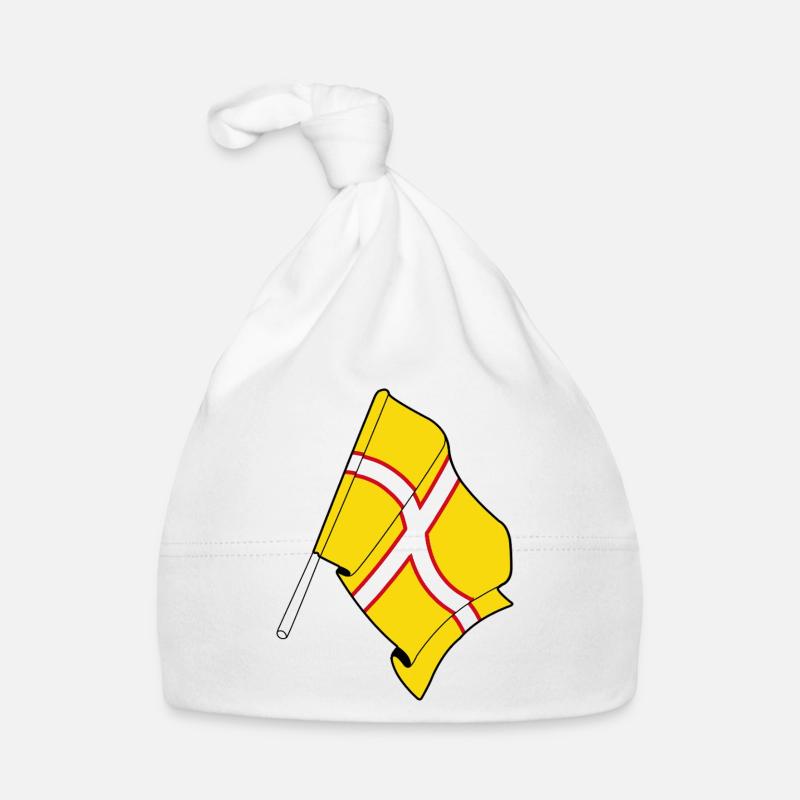 Drapeau du Dorset Bonnet bio Bébé