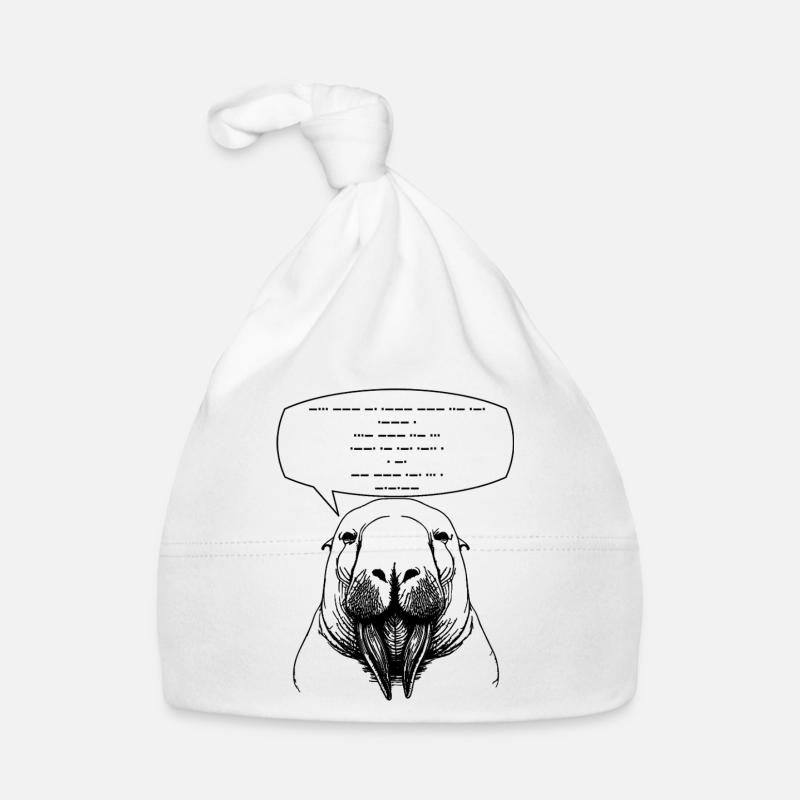 Sprichst du Morsecode? Baby Bio-Mütze