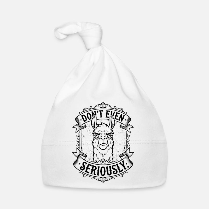 Ne faites même pas - Lama Design Bonnet bio Bébé