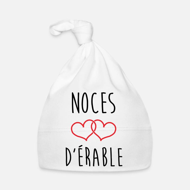Noces d'Érable 58 ans de mariage Bonnet bio Bébé