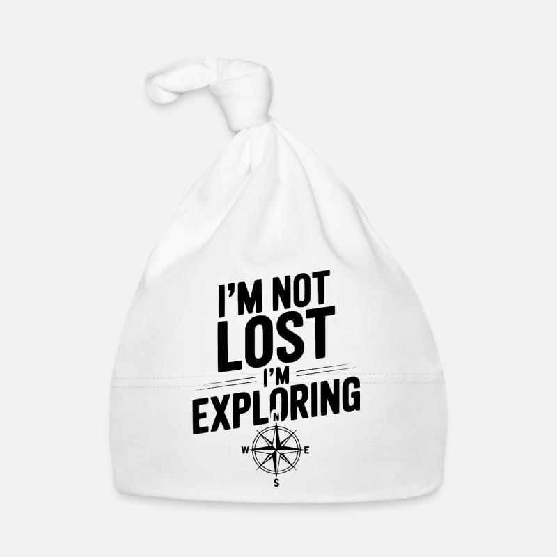 Je ne suis pas perdu, j’explore Bonnet bio Bébé