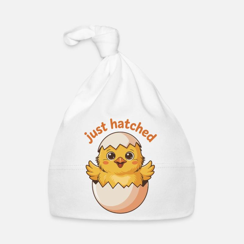 Freshly hatched chick Organic Baby Cap