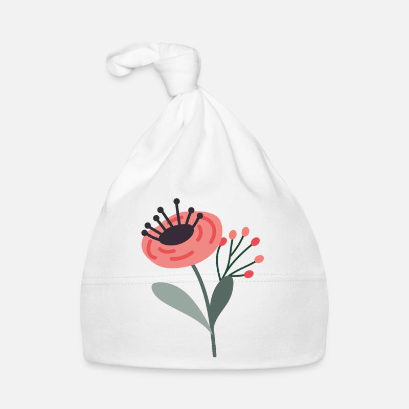 Blume Baby Bio-Mütze