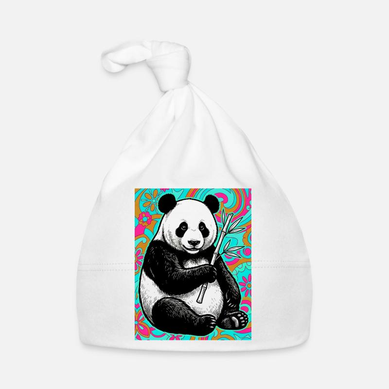 Panda Baby Bio-Mütze