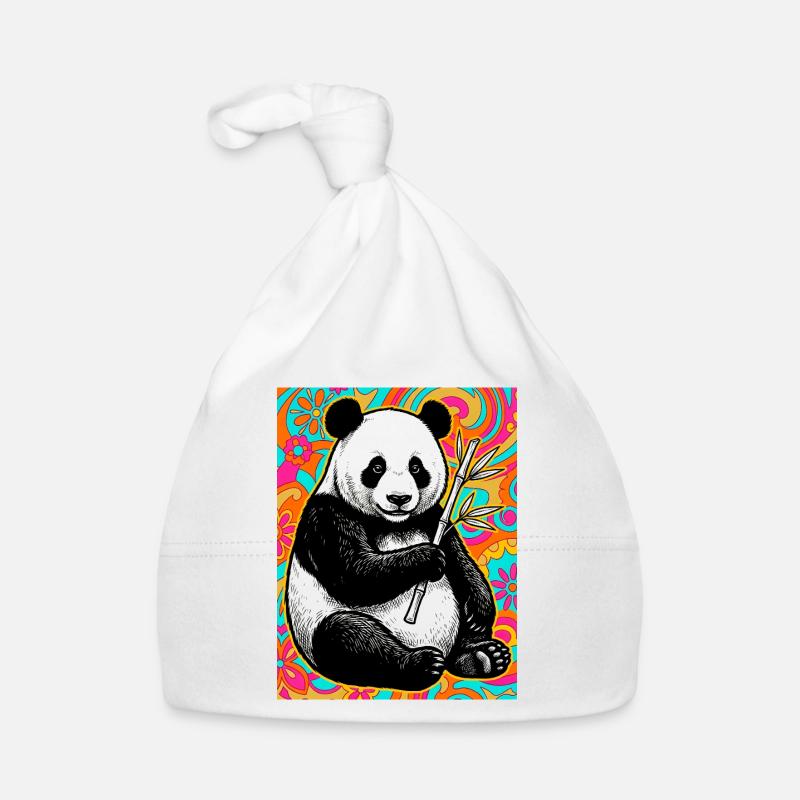 Panda Baby Bio-Mütze