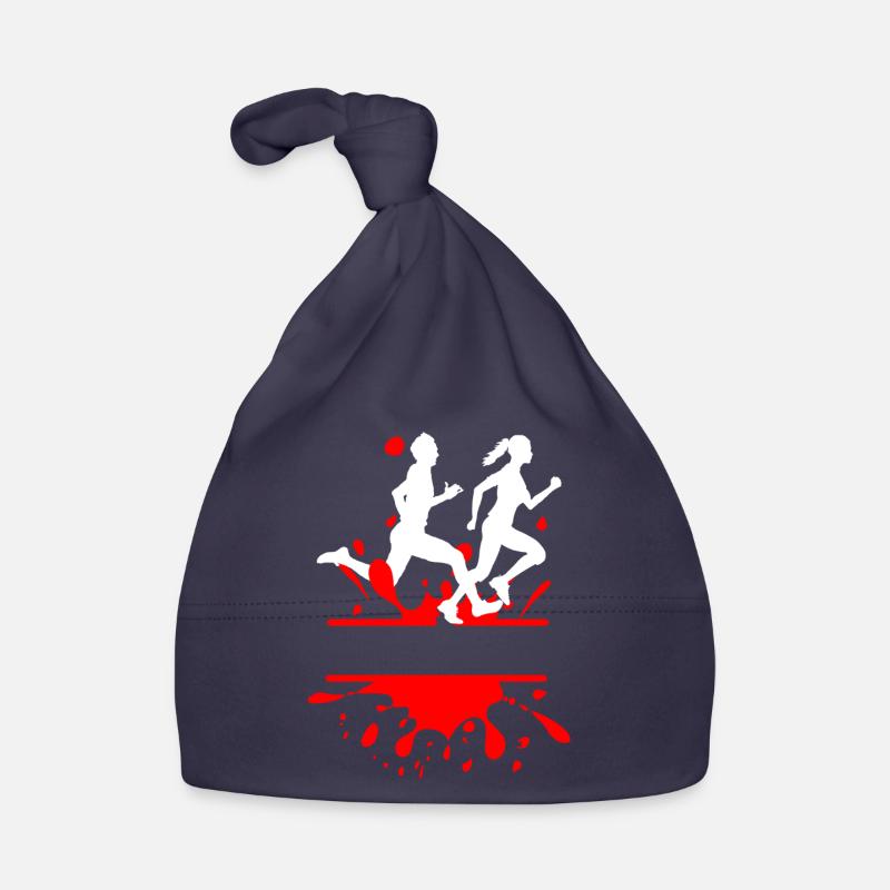 Mud Run Duo – Custom Splash Design Organic Baby Cap
