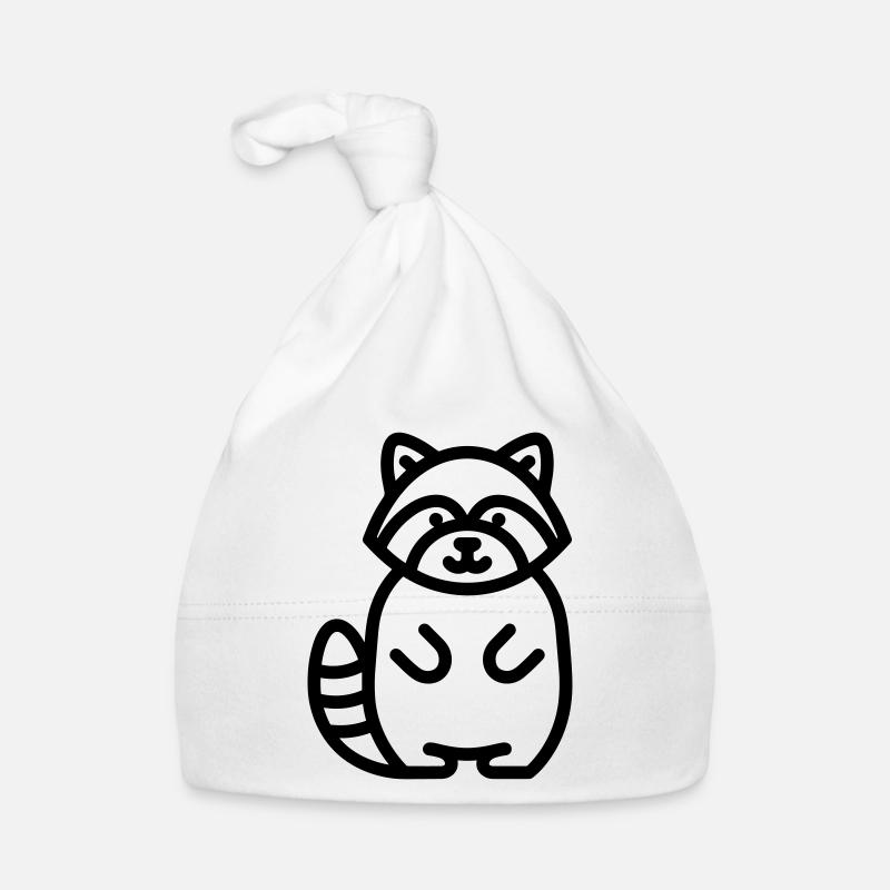 Waschbär Baby Bio-Mütze