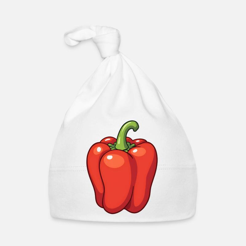 Red peppers Organic Baby Cap