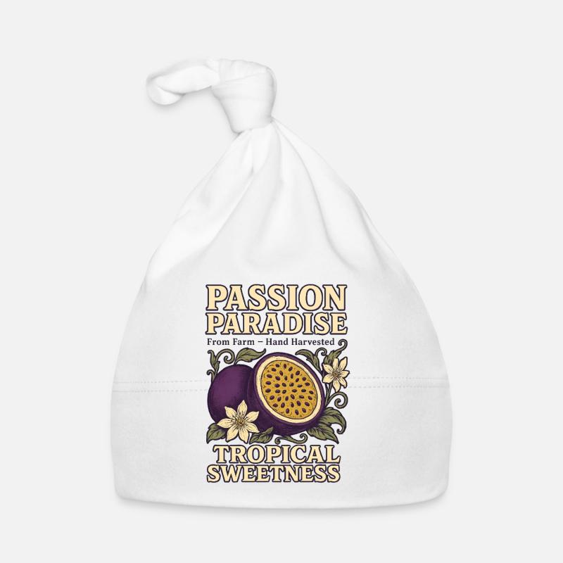 Passion Fruit Summer Fruit Vintage Fruit Organic Baby Cap