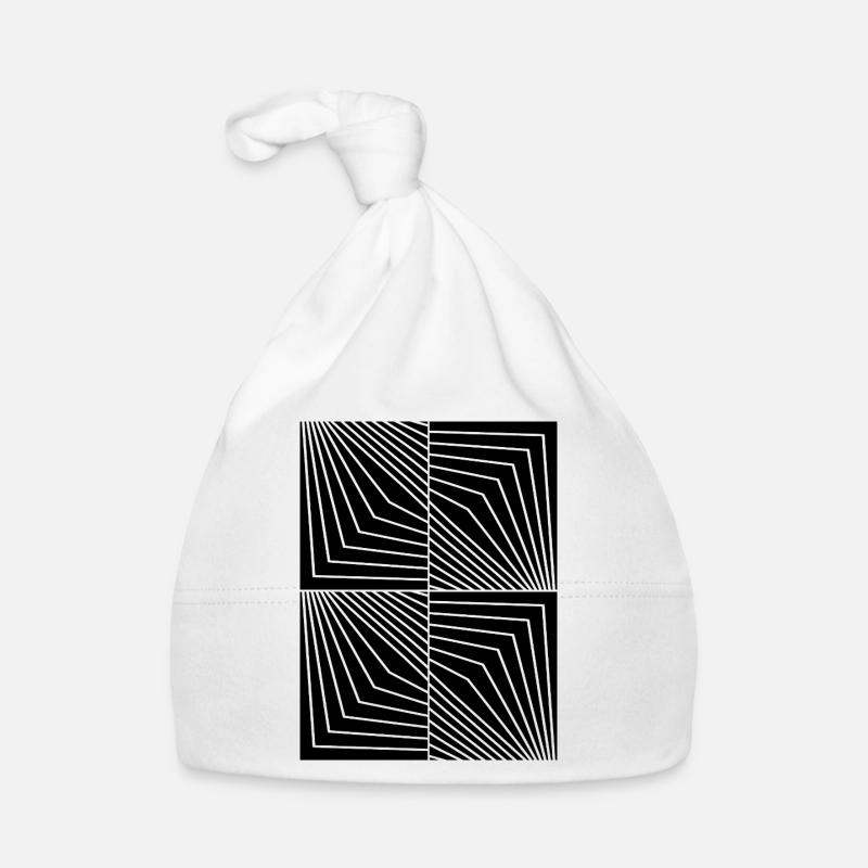 Conception des lignes géométriques Bauhaus Bonnet bio Bébé