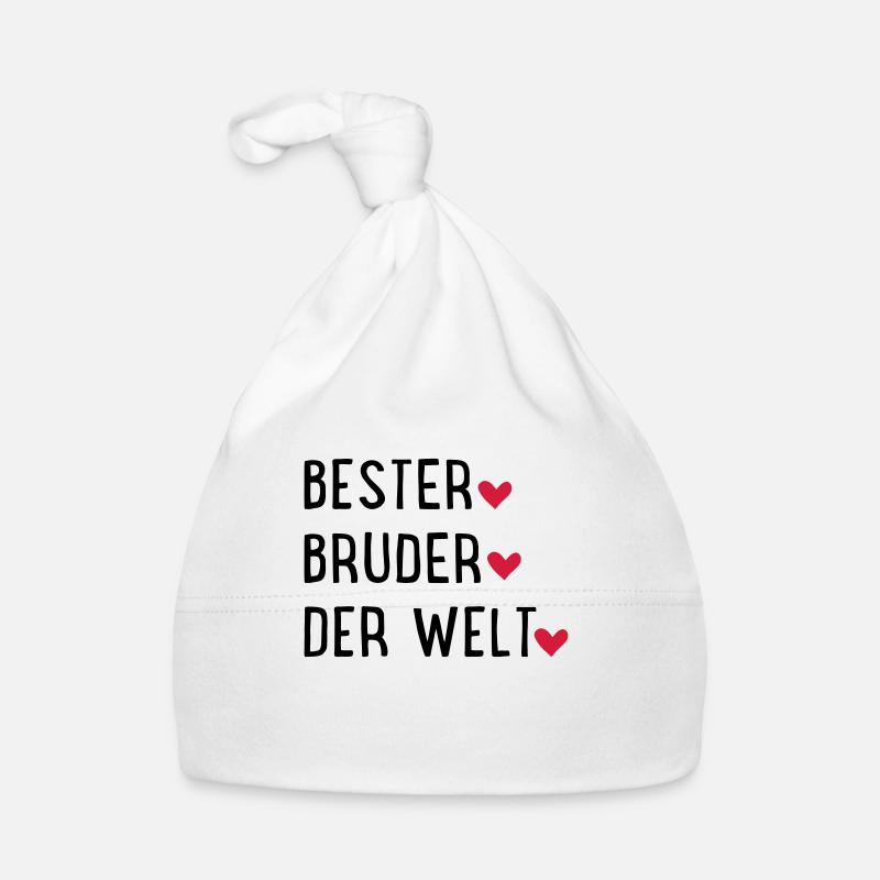 Bester Bruder der Welt Baby Bio-Mütze